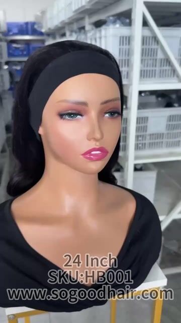 Secure & Easy to Handle Body Wave Headband Wig